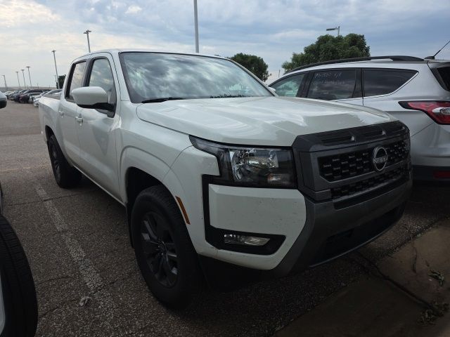 Glacier White 2025 Nissan Frontier Pickup Truck 4X2 9-Speed Automatic Overdrive