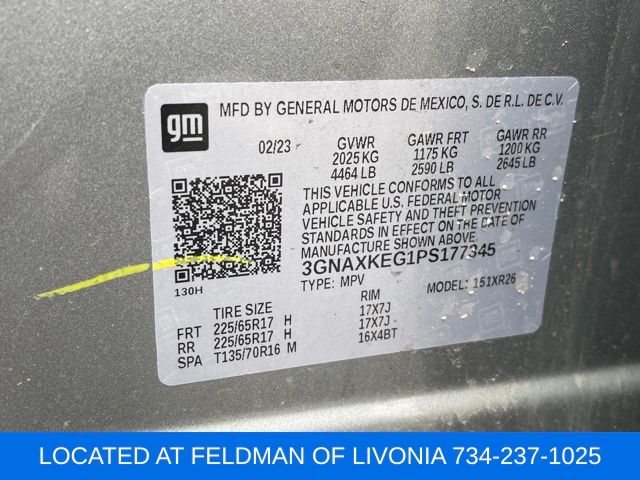 Used 2023 Chevrolet Equinox For Sale in New Hudson, MI
