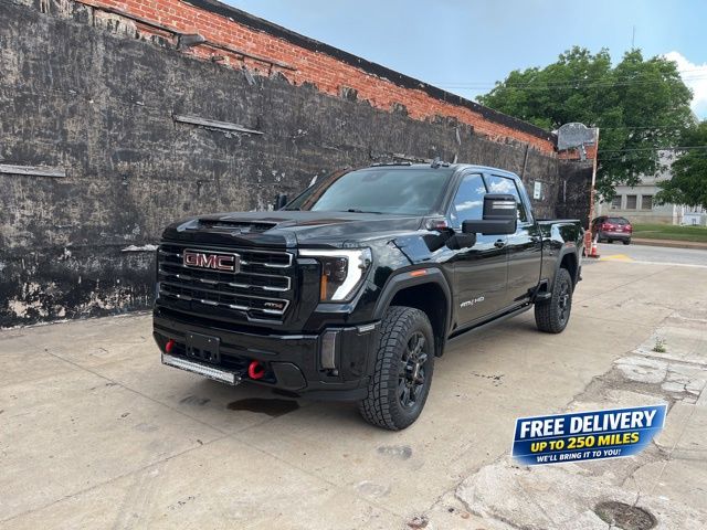Onyx Black 2024 GMC Sierra 2500HD Pickup Truck Four-Wheel Drive 10-Speed Automatic