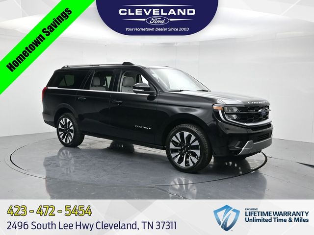 Agate Black Metallic 2025 Ford Expedition MAX Platinum 4WD SUV / Crossover Four-Wheel Drive Automatic