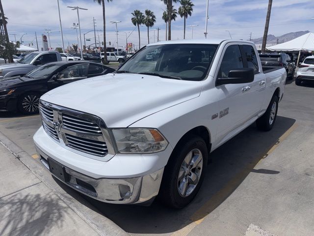 White 2015 RAM 1500 Lone Star Quad Cab 4WD Pickup Truck Four-Wheel Drive 8-Speed Automatic