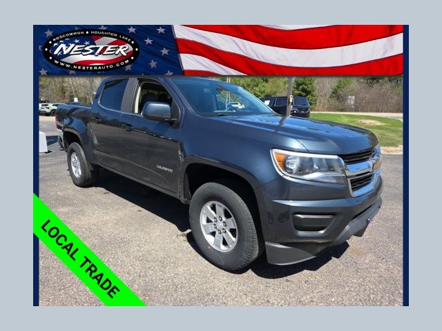 Shadow Gray Metallic 2019 Chevrolet Colorado Work Truck Crew Cab RWD Pickup Truck 4X2 6-Speed Automatic