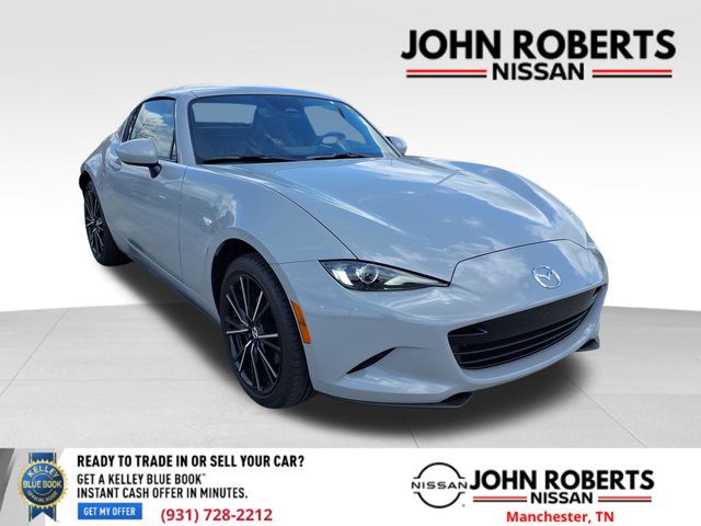 Aero Gray Metallic 2025 Mazda MX-5 Miata RF Grand Touring RWD Convertible Rear-Wheel Drive 6-Speed Manual