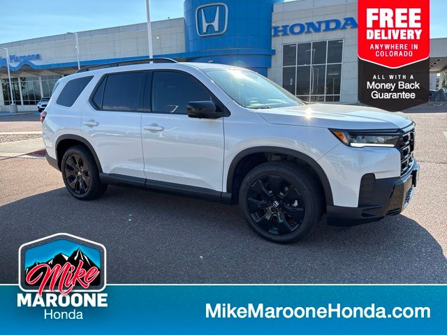 Platinum White 2026 Honda Pilot SUV / Crossover All-Wheel Drive Automatic