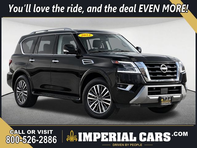 Super Black 2024 Nissan Armada SUV / Crossover Four-Wheel Drive 7-Speed Automatic