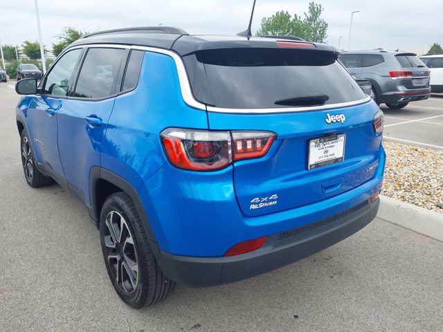 Used 2022 Laser Blue Jeep Limited image 7
