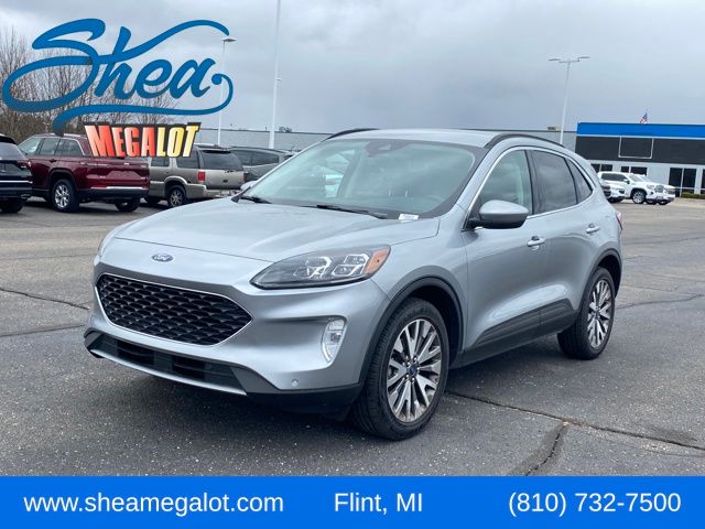 Silver 2022 Ford Escape Titanium AWD SUV / Crossover All-Wheel Drive 8-Speed Automatic