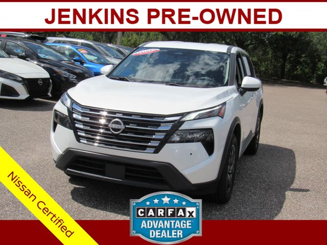 Everest White Pearl 2024 Nissan Rogue SUV / Crossover All-Wheel Drive Continuously Variable Transmission