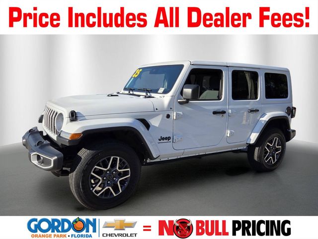 Bright White Clearcoat 2025 Jeep Wrangler SUV / Crossover Four-Wheel Drive 8-Speed Automatic