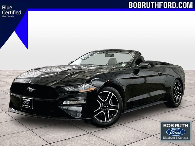 Shadow Black 2020 Ford Mustang Convertible Rear-Wheel Drive Automatic