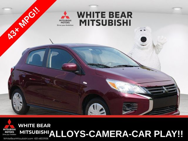 Wine Red Metallic 2024 Mitsubishi Mirage Hatchback Front-Wheel Drive Continuously Variable Transmission