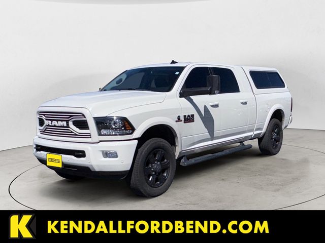 Pearl White 2018 RAM 3500 Pickup Truck Four-Wheel Drive 6-Speed Automatic