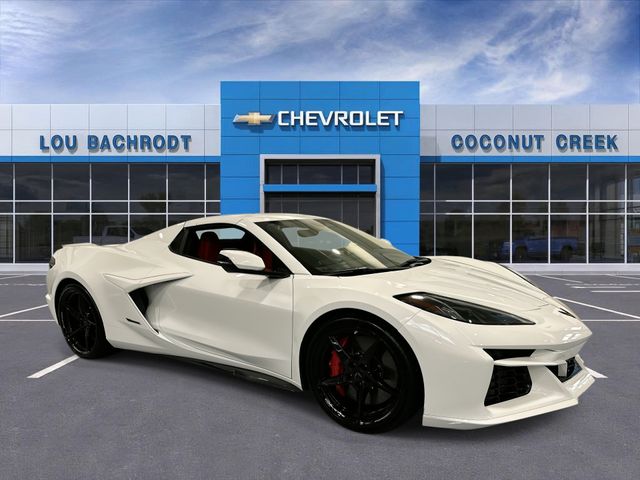 Arctic White 2025 Chevrolet Corvette E-Ray Convertible All-Wheel Drive 8-Speed Dual Clutch