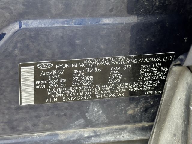 2023 Hyundai Santa Fe SEL Blue at North Houston Mitsubishi