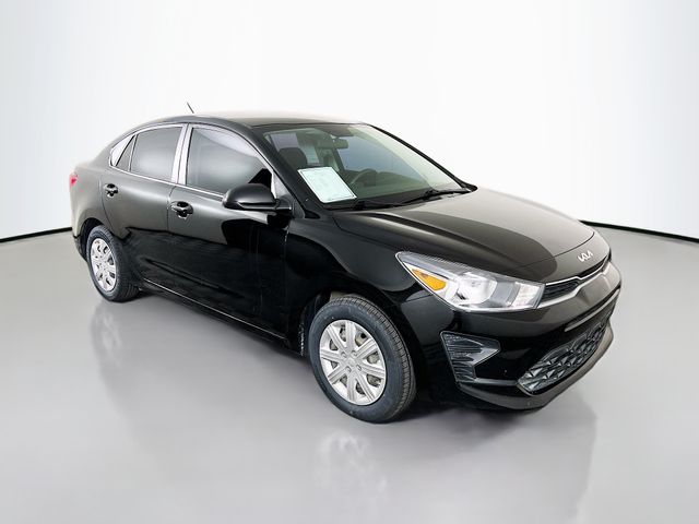 Aurora Black 2022 Kia Rio LX FWD Sedan Front-Wheel Drive Continuously Variable Transmission