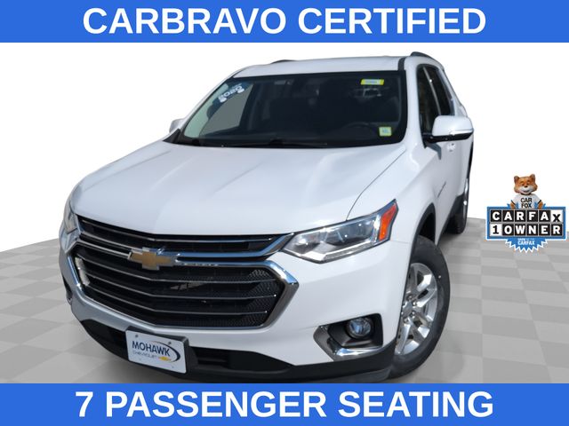 Summit White 2020 Chevrolet Traverse SUV / Crossover Four-Wheel Drive 9-Speed Automatic