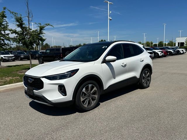 White Metallic 2023 Ford Escape SUV / Crossover All-Wheel Drive 8-Speed Automatic