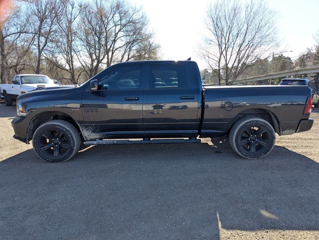 2018 Brilliant Black Crystal Pearlcoat Ram 1500 Sport 4X4 Truck