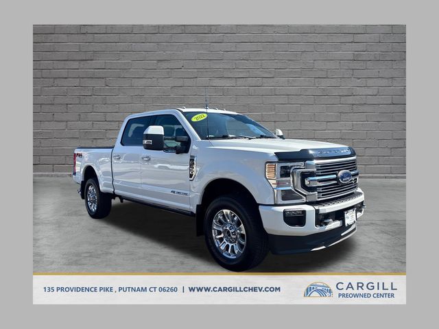 White Metallic 2022 Ford F-350 Super Duty Pickup Truck Four-Wheel Drive Automatic