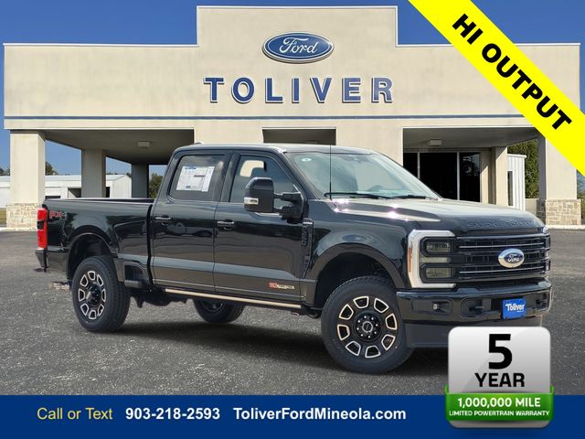 Agate Black Metallic 2026 Ford F-250 Super Duty Platinum Crew Cab 4WD Pickup Truck Four-Wheel Drive Automatic