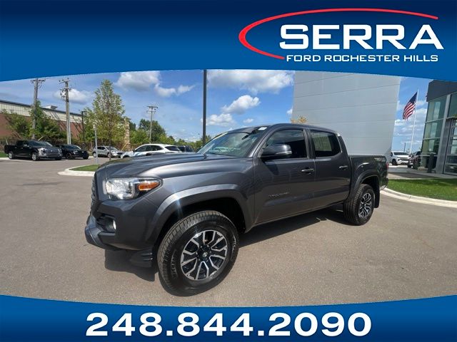 Magnetic Gray Metallic 2021 Toyota Tacoma Pickup Truck Four-Wheel Drive 6-Speed Manual