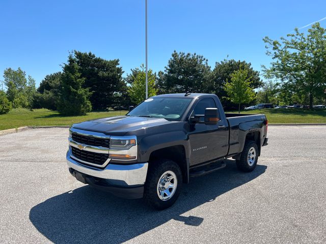 Black 2016 Chevrolet Silverado 1500 LS 4WD Pickup Truck Four-Wheel Drive 6-Speed Automatic Overdrive