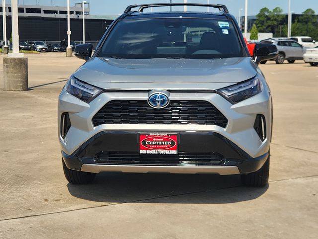 2024 Toyota RAV4 Hybrid XSE Silver at Gullo Toyota