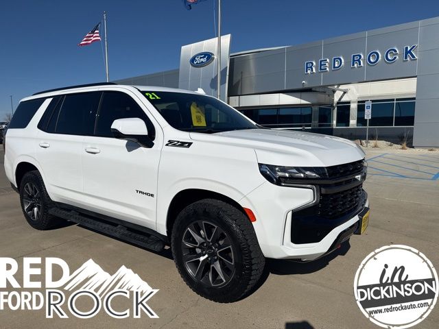 Summit White 2021 Chevrolet Tahoe Z71 4WD SUV / Crossover Four-Wheel Drive