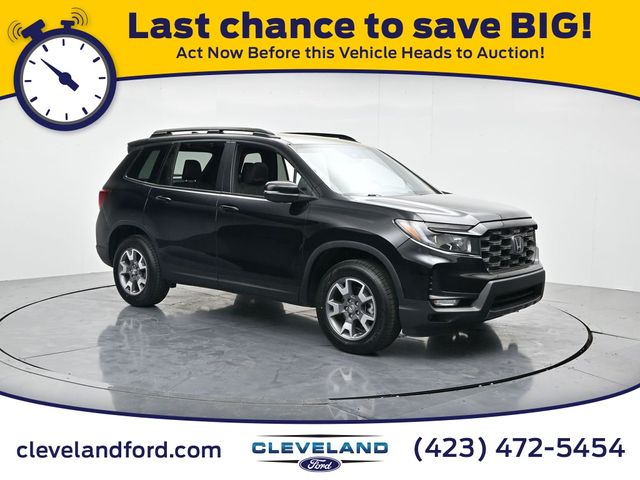 Black 2022 Honda Passport TrailSport AWD SUV / Crossover All-Wheel Drive 9-Speed Automatic