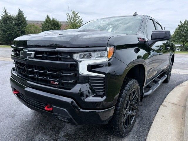 Black 2025 Chevrolet Silverado 1500 Pickup Truck Four-Wheel Drive Automatic