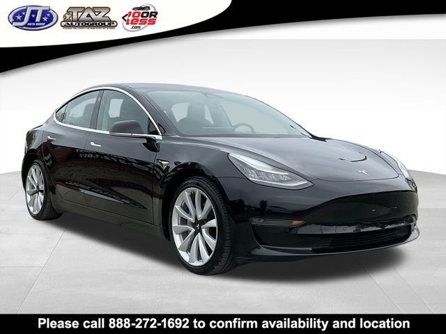 Black 2020 Tesla Model 3 Long Range AWD Sedan All-Wheel Drive 1-Speed Automatic