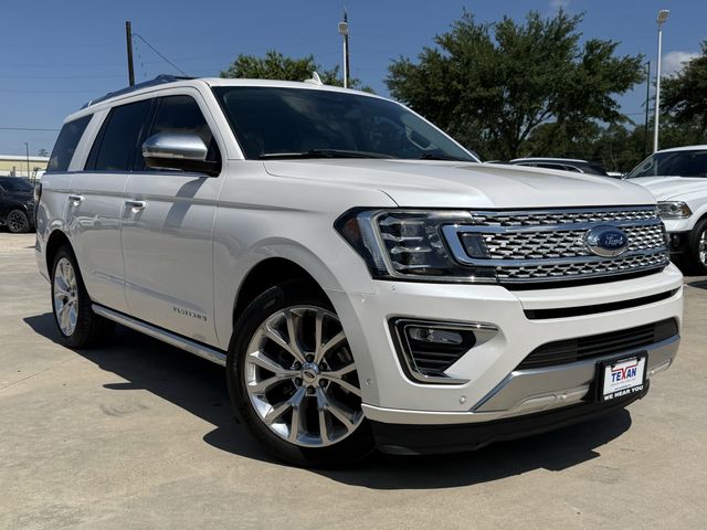 2018 Ford Expedition Platinum White at DeMontrond Ford