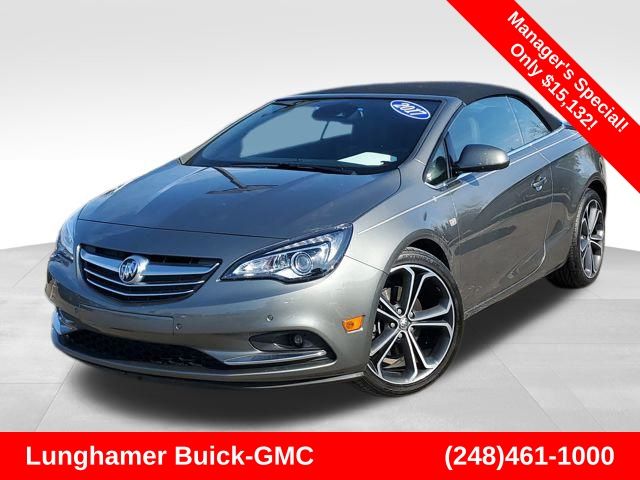 Smoked Pearl Metallic 2017 Buick Cascada Premium FWD Convertible Front-Wheel Drive 6-Speed Automatic Overdrive