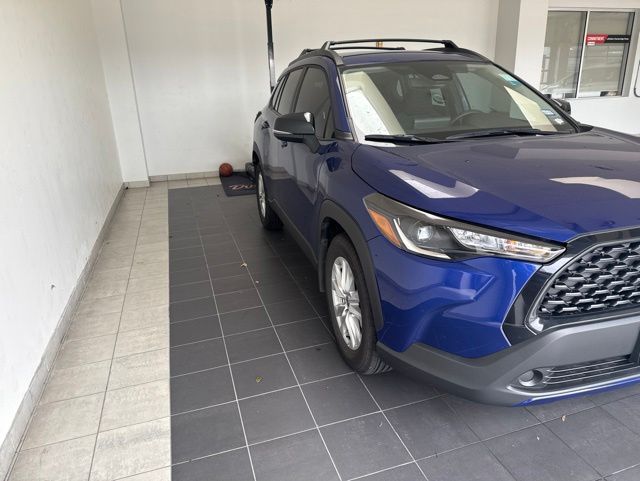 2025 Toyota Corolla Cross LE Blue at Gullo Toyota