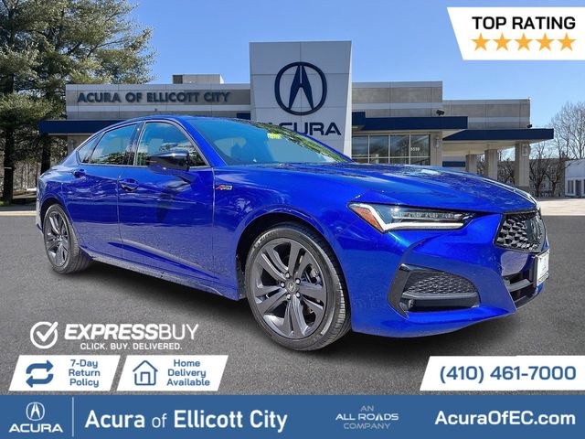 Blue 2023 Acura TLX Sedan All-Wheel Drive Automatic