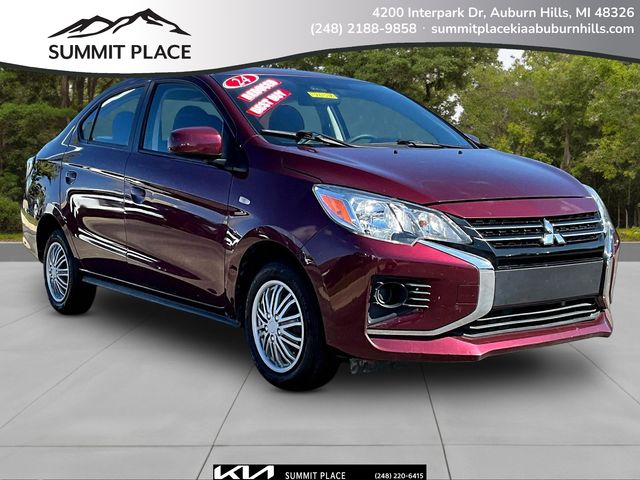 Wine Red Metallic 2024 Mitsubishi Mirage G4 Sedan Front-Wheel Drive Continuously Variable Transmission