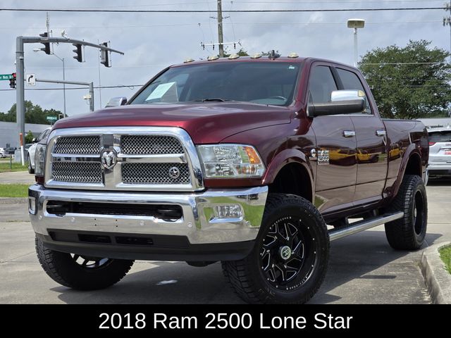 Red 2018 RAM 2500 Lone Star Crew Cab 4WD Pickup Truck Four-Wheel Drive 6-Speed Automatic