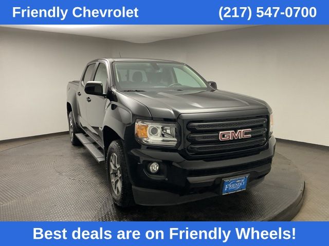 Onyx Black 2018 GMC Canyon All Terrain Crew Cab 4WD with Leather Pickup Truck Four-Wheel Drive 8-Speed Automatic