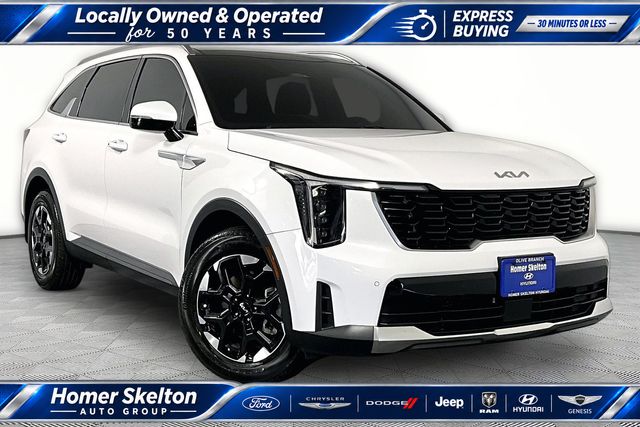 Glacial White Pearl 2025 Kia Sorento SUV / Crossover Front-Wheel Drive 8-Speed Automatic
