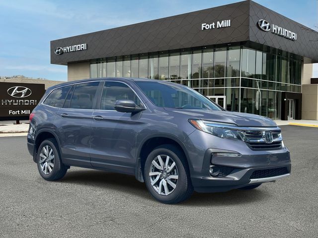 Gray (Modern Steel Metallic) 2021 Honda Pilot SUV / Crossover Front-Wheel Drive 9-Speed Automatic