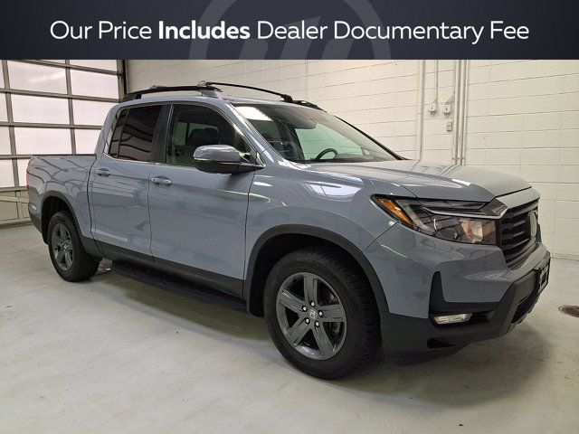 Gray Pearl 2023 Honda Ridgeline Pickup Truck All-Wheel Drive 9-Speed Automatic