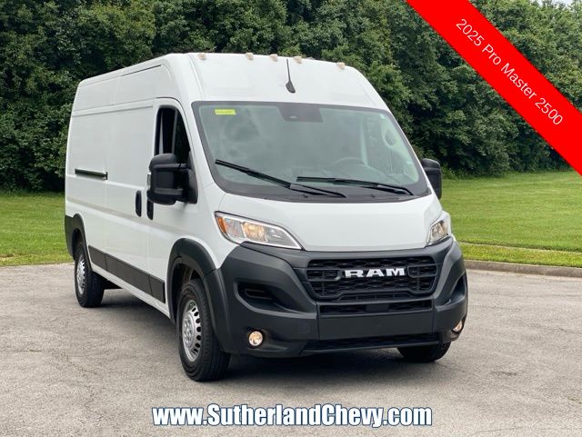 Bright White Clearcoat 2025 RAM ProMaster Van 9-Speed Automatic