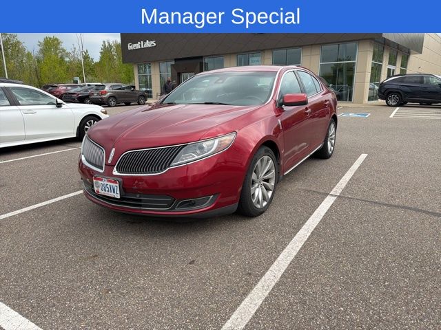 Ruby Red Metallic 2015 Lincoln MKS Sedan Sedan Front-Wheel Drive 6-Speed Automatic
