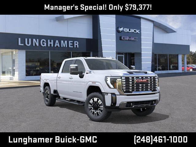 Glacier White Tricoat 2026 GMC Sierra 3500HD Pickup Truck Four-Wheel Drive Automatic