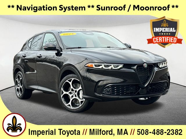 Alfa Black 2024 Alfa Romeo Tonale Sprint eAWD SUV / Crossover All-Wheel Drive 6-Speed Automatic