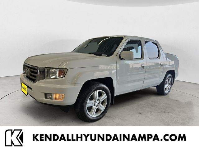 White 2014 Honda Ridgeline Pickup Truck Four-Wheel Drive 5-Speed Automatic