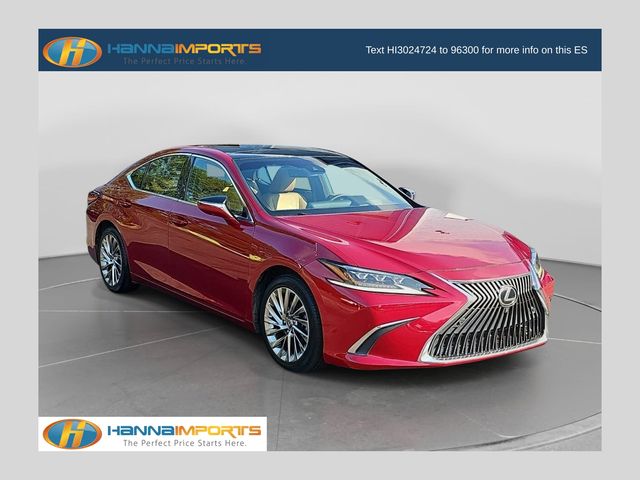 Matador Red Mica 2019 Lexus ES Sedan Front-Wheel Drive 8-Speed Automatic