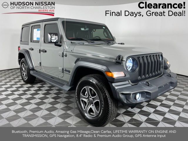 Sting-Gray Clearcoat 2023 Jeep Wrangler Sport S 4-Door 4WD SUV / Crossover Four-Wheel Drive 8-Speed Automatic