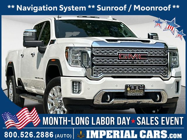 White Frost Tricoat 2020 GMC Sierra 2500HD Pickup Truck Four-Wheel Drive 6-Speed Automatic