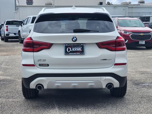 2021 BMW X3 sDrive30i White at Bravo Nissan